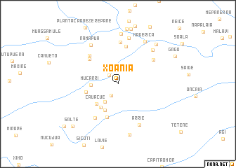 map of Xoania