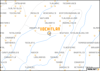 map of Xochitlán