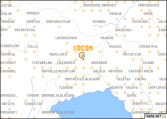 map of Xocom
