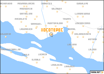 map of Xocotepec