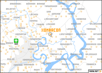 map of Xóm Bà Côn
