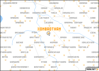 map of Xóm Bào Thâm