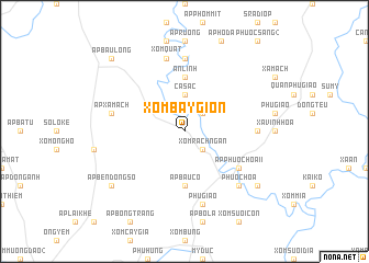 map of Xóm Bẩy Giớn