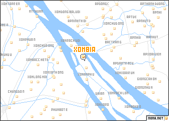 map of Xóm Bia