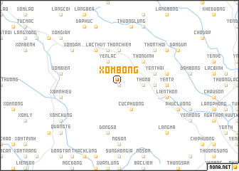 map of Xóm Bông