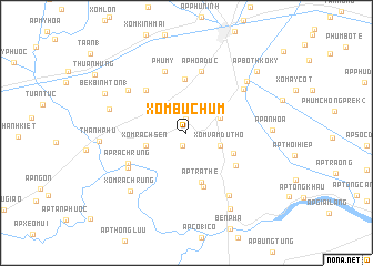 map of Xóm Bu Chum