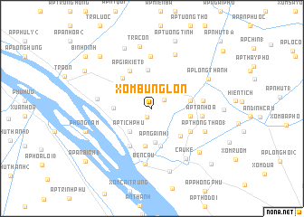 map of Xóm Bưng Lón