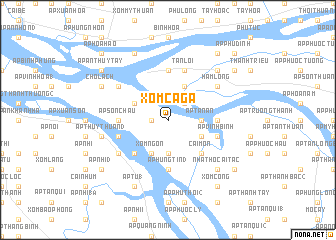 map of Xóm Cả Gà