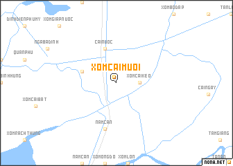 map of Xóm Cái Muôi
