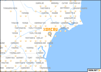 map of Xóm Cầu