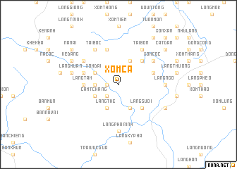 map of Xóm Ca