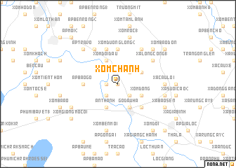 map of Xóm Chánh