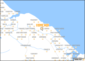 map of Xóm Chõi