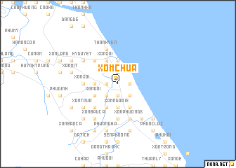 map of Xóm Chùa