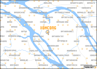 map of Xóm Cống