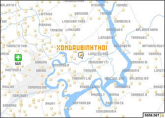 map of Xóm Dầu Bình Thới