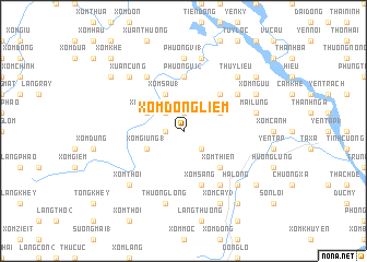 map of Xóm Ðồng Liêm