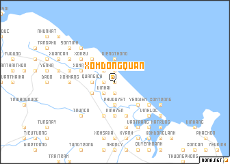 map of Xóm Ðồng Quan