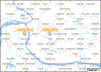 map of Xóm Ðông