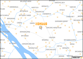 map of Xóm Dữa