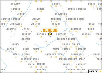 map of Xóm Dươi