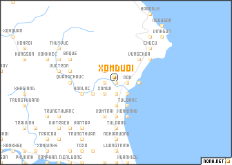 map of Xóm Dưới