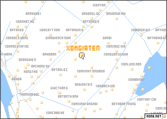 map of Xòm Già Ten