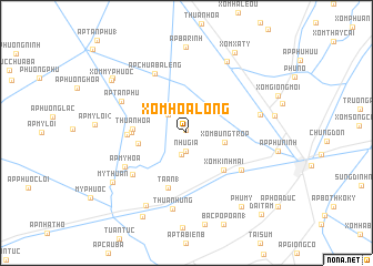 map of Xóm Hòa Long
