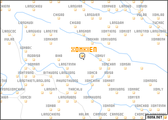 map of Xóm Kiến
