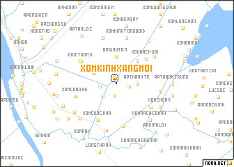 map of Xóm Kinh Xáng Mới