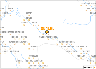 map of Xóm Lạc