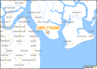 map of Xóm Lỳ Thuận