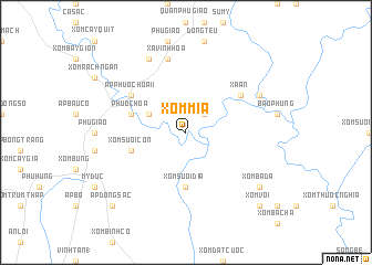 map of Xóm Mía