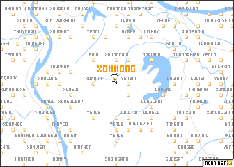 map of Xóm Mông
