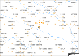map of Xóm Mô