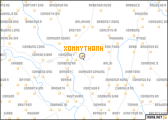 map of Xóm Mỹ Thanh