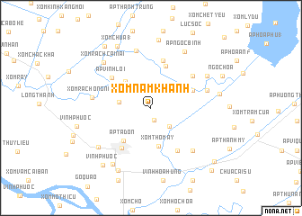 map of Xóm Năm Khanh