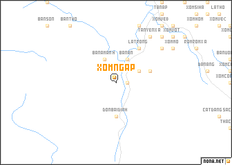 map of Xóm Ngáp