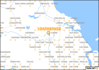 map of Xóm Nhăn Hoa