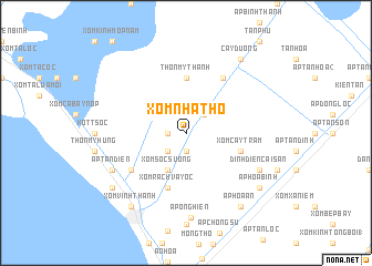 map of Xóm Nhà Thờ