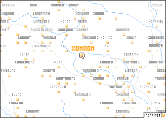 map of Xóm Nôm