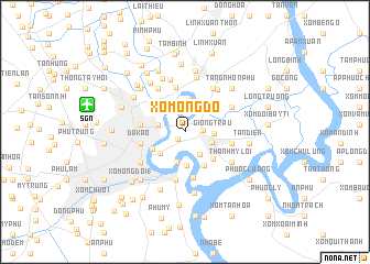 map of Xóm Ông Ðô