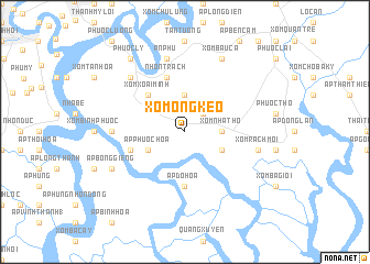 map of Xóm Ông Kèo