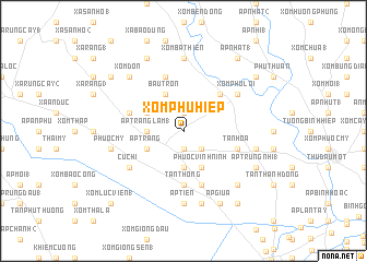 map of Xóm Phú Hiệp