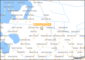 map of Xóm Phú Hòa