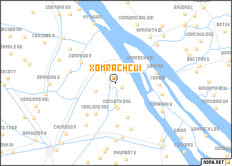 map of Xóm Rạch Cui