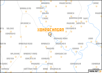 map of Xóm Rạch Ngan