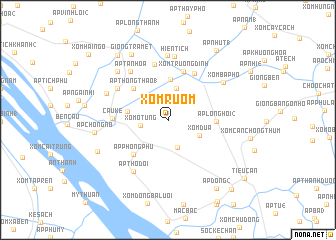 map of Xóm Rườm