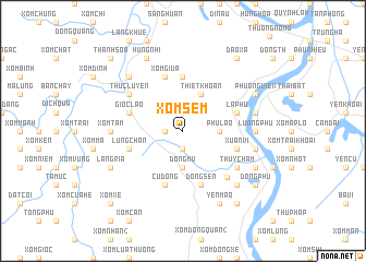 map of Xóm Sem