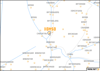 map of Xóm Sở